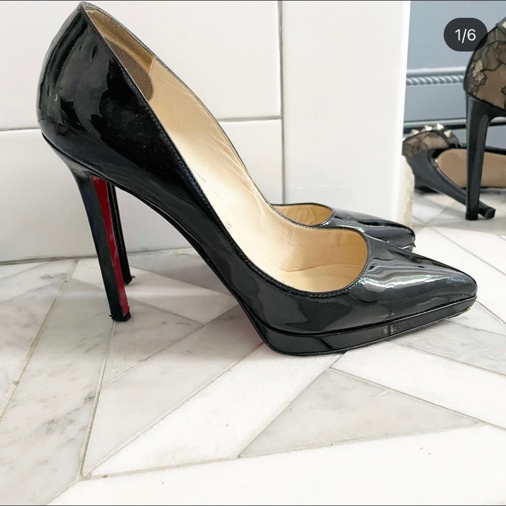 Christian Louboutin Pigalle Plato size 39 Patent